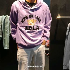 Purple Graphic Hoodie