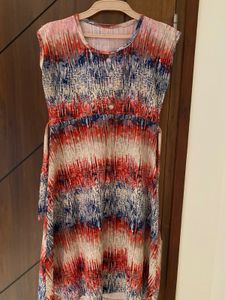 Multicolour Pattern Frock For Women