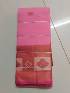 Pink Silk Cotton Saree....