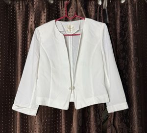 White Light Blazer Coat 🤍