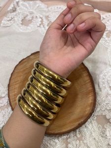 Pintresty Golden Bangles