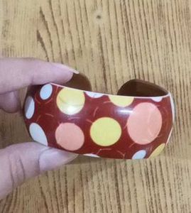 Polka Dot Bangle Bracelet