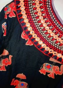 SHORT RAJASTHANI STYLE KURTI FOR FESTIVAL!!
