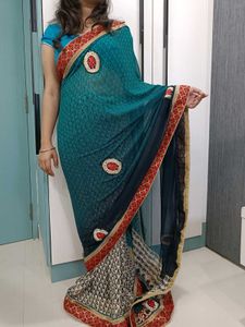 Double Shade Saree For Women 🤌🏻😍