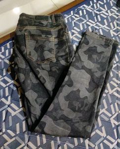 Camo Print Jeans