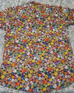 Colorful Patterned Short Sleeve Shirt