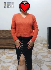 Chic Black Pencil Skirt