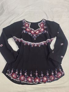 Black Desi Top/ Kurti