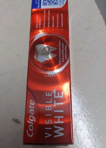 Expired Colgate Visible White Toothpaste