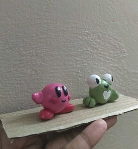 Kirby 🩷 &amp; Froggie 🐸 Desk Buddies Combo