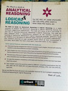 Arihant Analytical and Logical Reasoning