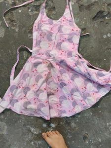 Cute Navy Print Dress (149) each