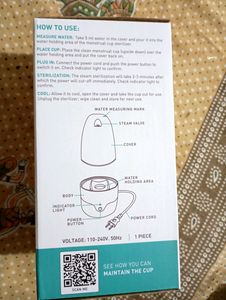 premium menstrual cup sterilizer