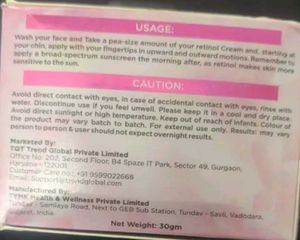 Glamour Skin Retinol Cream