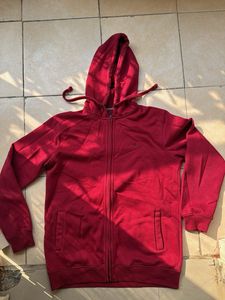 Red Zip-Up Hoodie