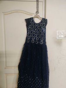 Elegant Navy Blue Dress &#34;L &#34;Size