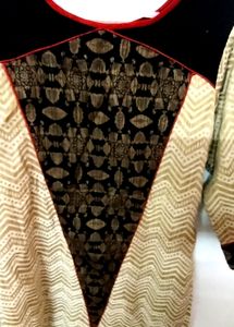 Pure Cotton Fabric Formal Kurti