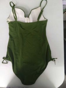 Esha Swimming Wear Olive Colour