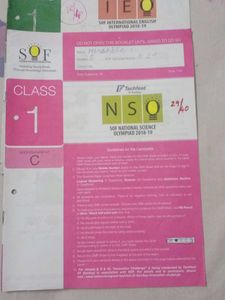 Question Paper Olympiad Class 1