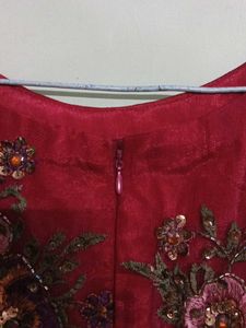 Elegant Red Ethnic Gown