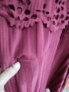 Maroon Dress