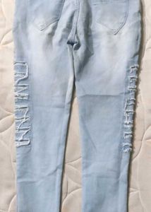 Ripped Light Wash Jeans