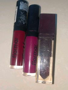 3 Flormar Liquid Lipstick.