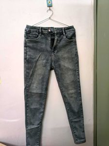 Gray Denim Jeans