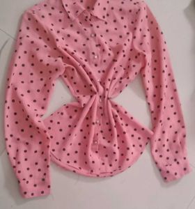 Pink Polka Dot Shirt