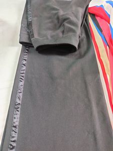 Striped &amp; Black Pants Set