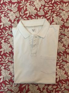 WES White Polo Shirt