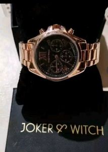 Joker &amp; Witch Rose Gold Watch