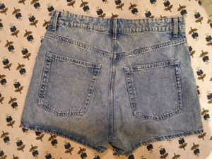 Light Blue Denim Shorts