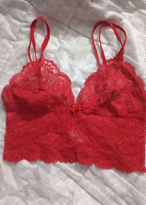 Red Lace Bralette