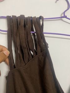 Looped Type Sleeves Stretchable Top