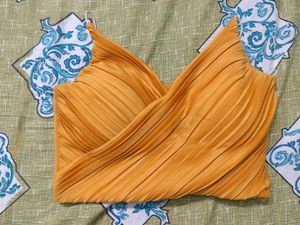 Golden Bralette Top🧡