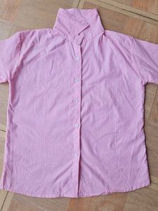 Pink Striped Shirt