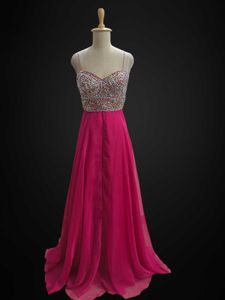Elegant Pink Embellished Gown