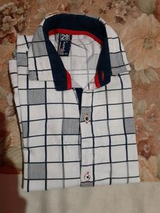 Combo For Palak Gupta . It Include White Shirt + Red Shirt + Black Jeans + Golden T-shirt. Items For Kids Aged 8-11.