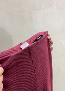 Maroon Pants
