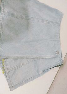Denim Skort