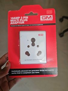 16 Amp 3 Pin Multi Plug Adapter