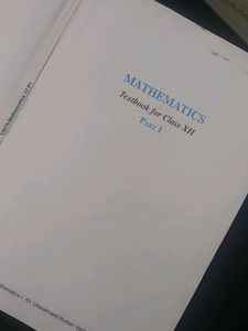 CBSE NCERT Class 12 Mathematics Books Part 1 And 2