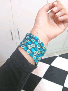 BLUE DESIGNER BANGLES🧿