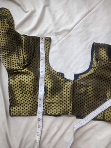 Gold With Black Blouse
