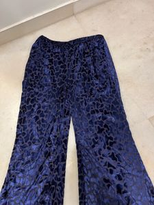Velvet Flare Pants