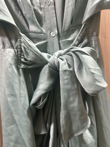 Elegant Green Shirt Dress