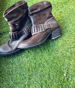 Stylish Brown Original Leather Boots