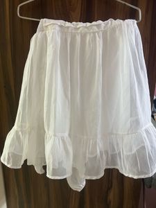 BLUSHIA Classy Elegant WomenDresses (White)