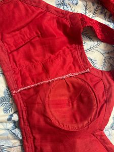 Embroidered red lehnga